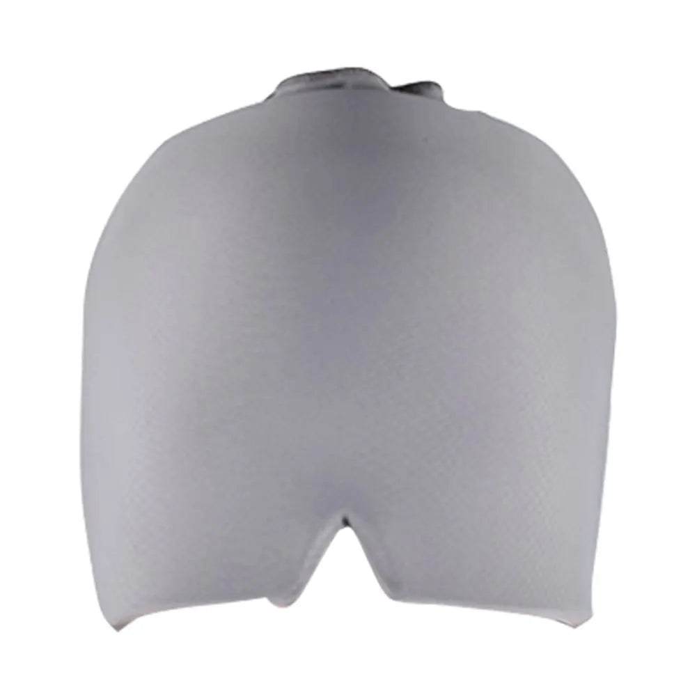 Bonnet de refroidissement en gel réutilisable pour les yeux gonflés, tête de glace ronde pour migraine, sauna froid, chapeau confortable pour les sinus